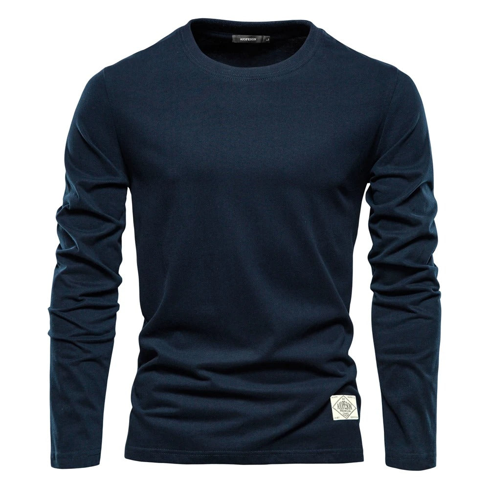 Klassisches Langarm-T-Shirt für Männer