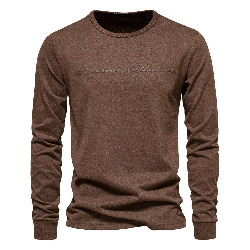 Lässiges T-Shirt mit Buchstabenaufdruck für Männer