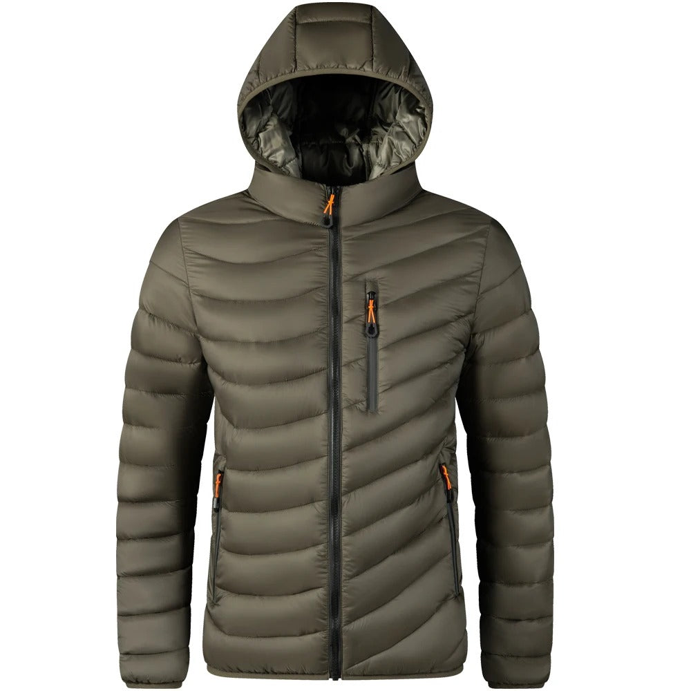 Leichte Steppjacke aus Baumwolle für Männer