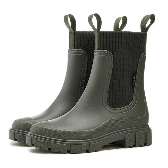 Wasserdichte Plateaustiefel für Frauen