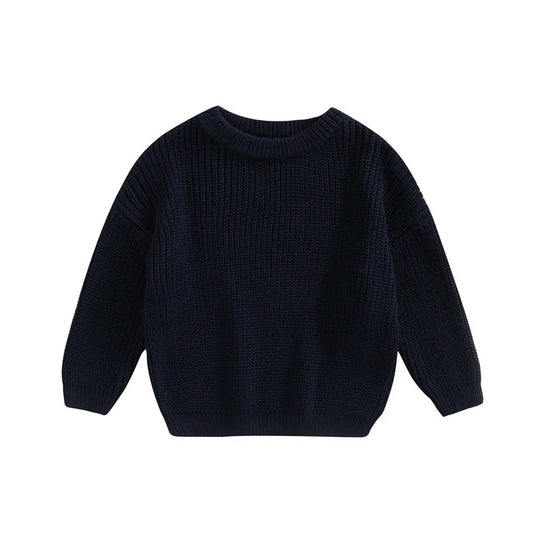 Lässiger Strickpullover für Kinder