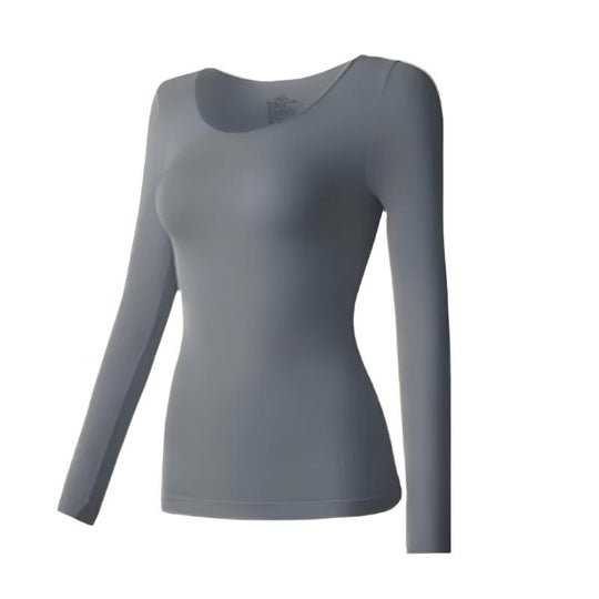 Dünnes langärmeliges Thermohemd für Frauen