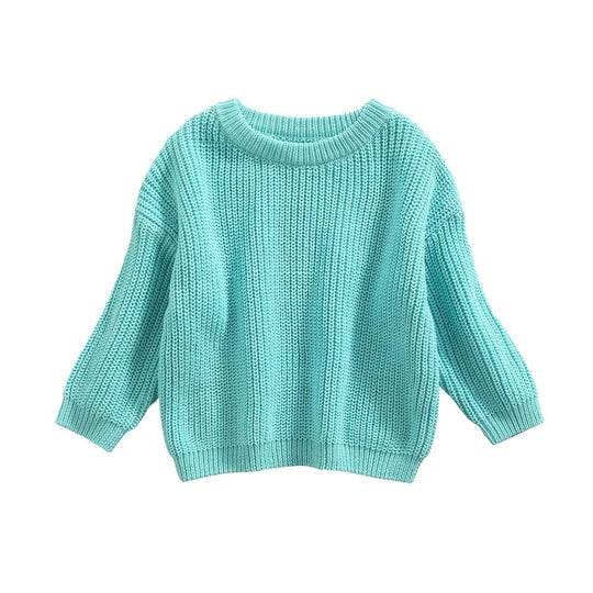 Lässiger Strickpullover für Kinder