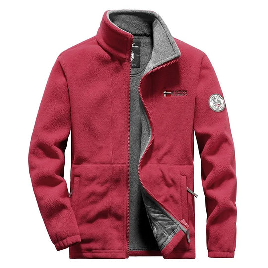 Herren Dicken Polar Fleece Jacke