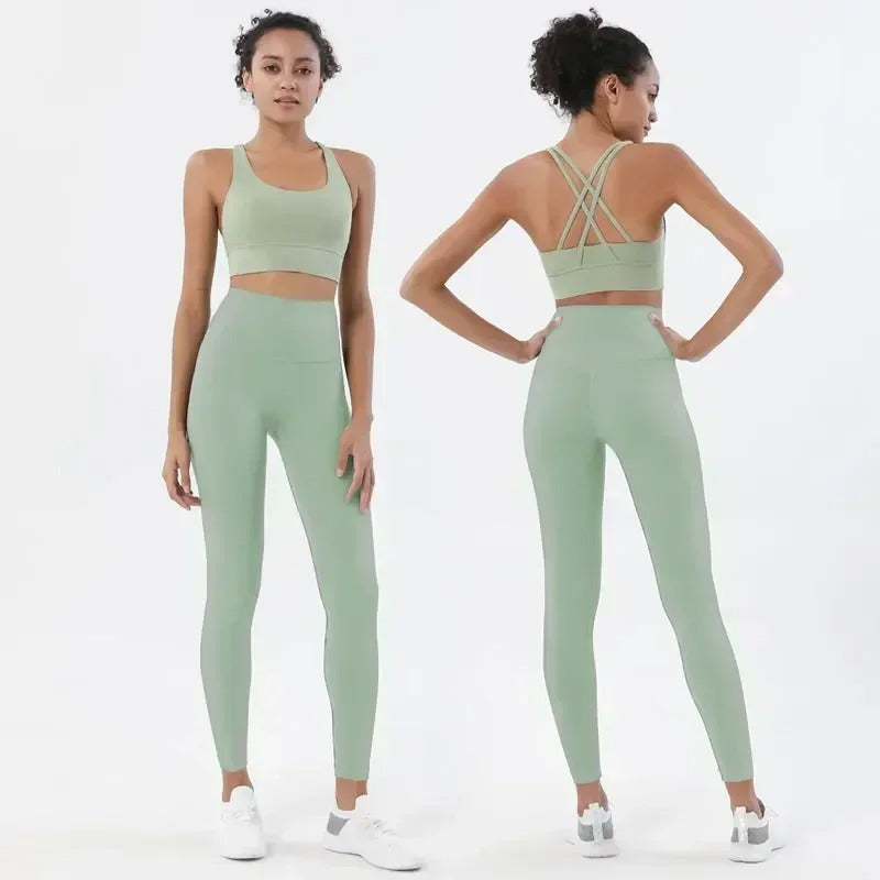 Fitness-Sportbekleidungsset für Frauen