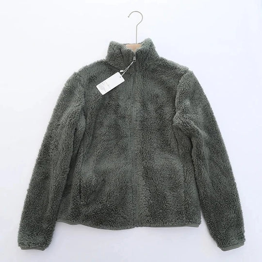 Doppelseitige Fleecejacke für Frauen