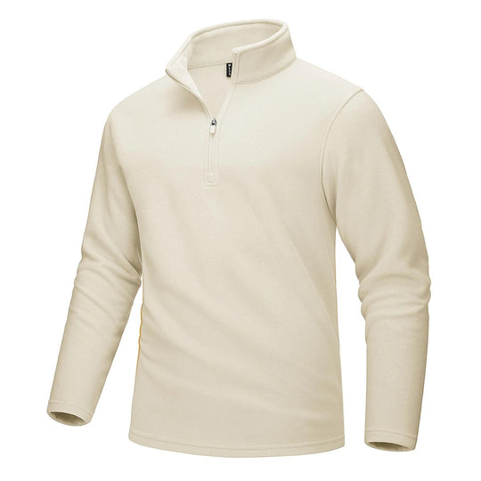 Fleece-Pullover mit halbem Reißverschluss für Männer