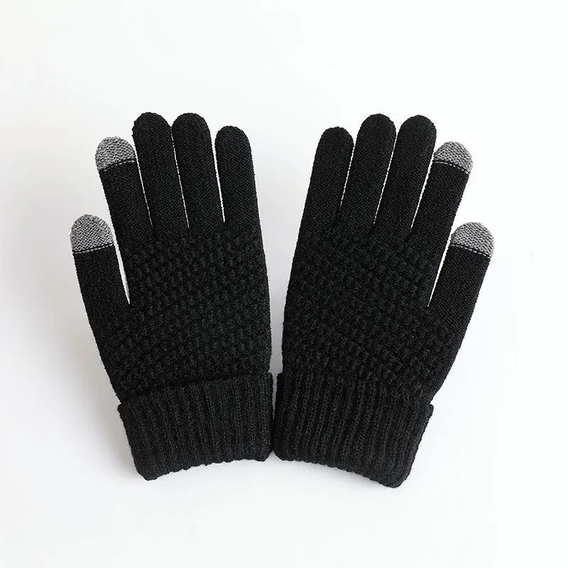 Kaschmirstrick-Winterhandschuhe für Frauen
