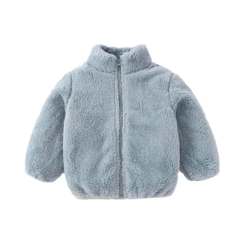 Warme Kinder-Fleecejacke
