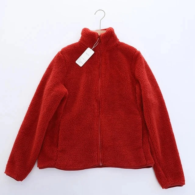 Doppelseitige Fleecejacke für Frauen
