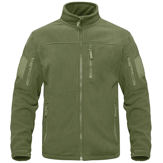 Herren-Fleece-Thermojacke mit durchgehendem Reißverschluss