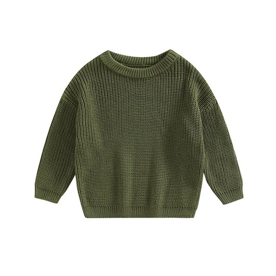 Lässiger Strickpullover für Kinder