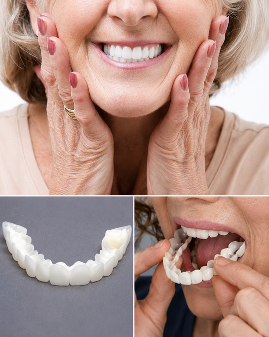 Veneers für ein strahlendes Lächeln - Ober- und Unterkiefer