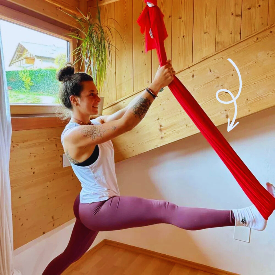 Yoga Hängematte Aerial Yoga Tuch Höhenverstellbar