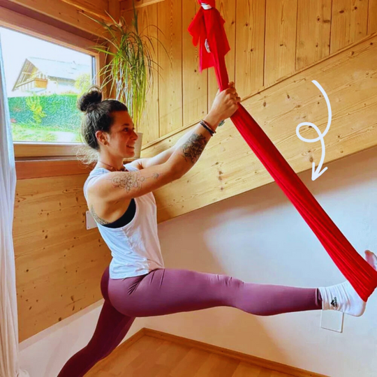 Yoga Hängematte Aerial Yoga Tuch Höhenverstellbar