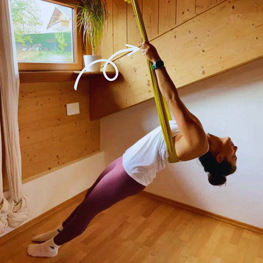 Yoga Hängematte Aerial Yoga Tuch Höhenverstellbar